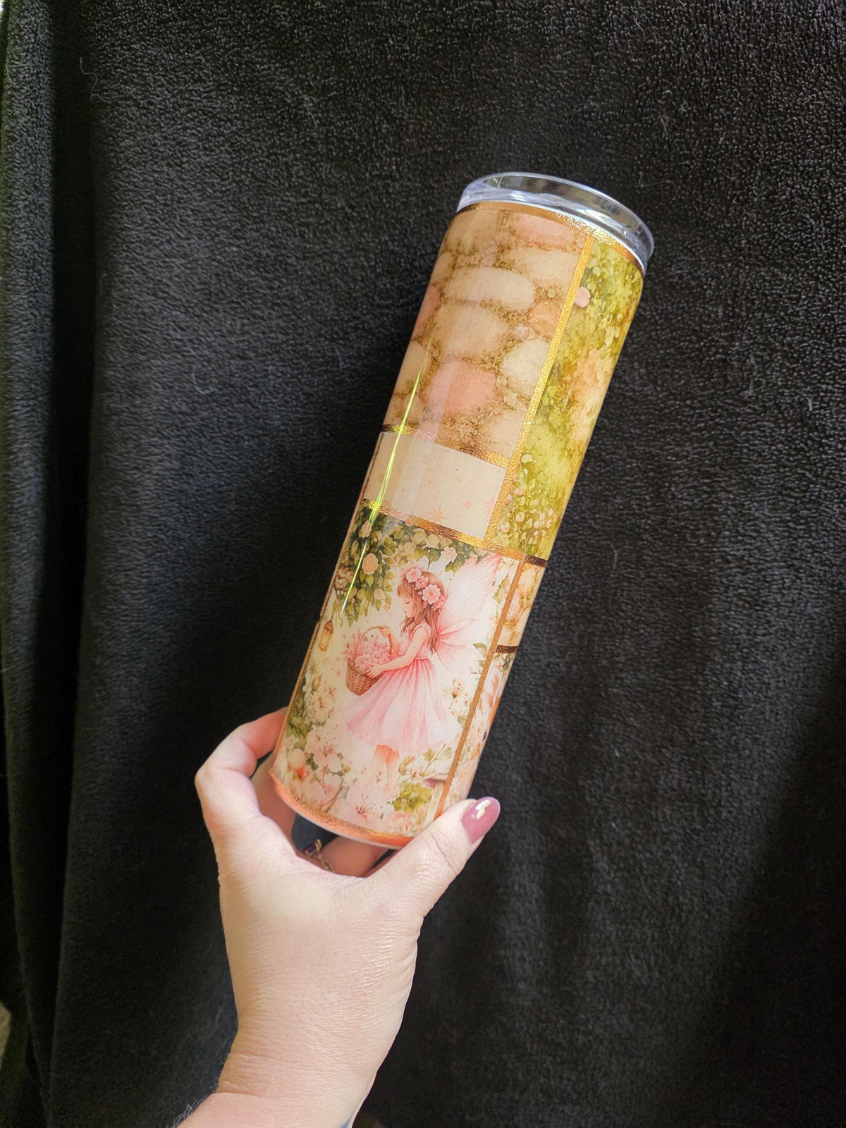 Pastel Cottage Core | 30oz Skinny Stainless Steel Epoxy Tumbler