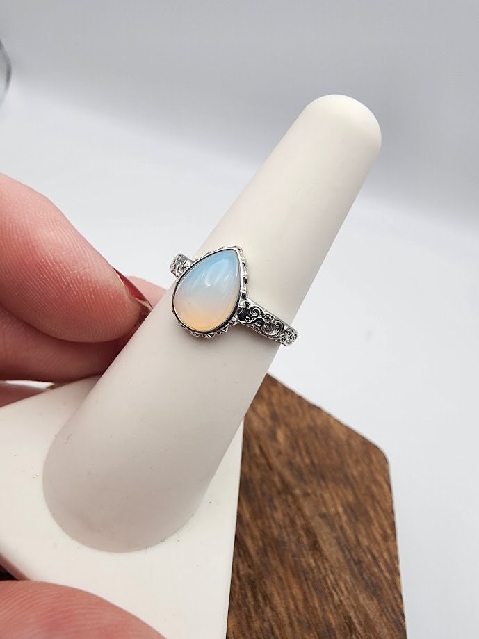 Natural Ethiopian Opal Rings