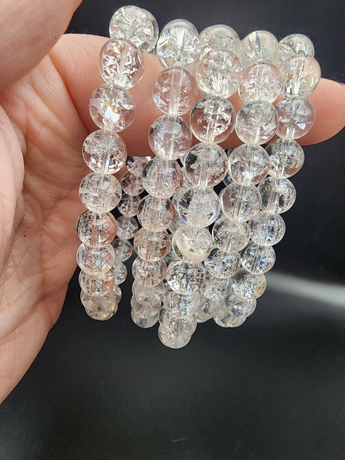 Natural Clear Quartz 8mm Stretch Bracelet