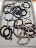 Mystery Stretch Bracelets 8-12mm | Multiple Colors and Style Options