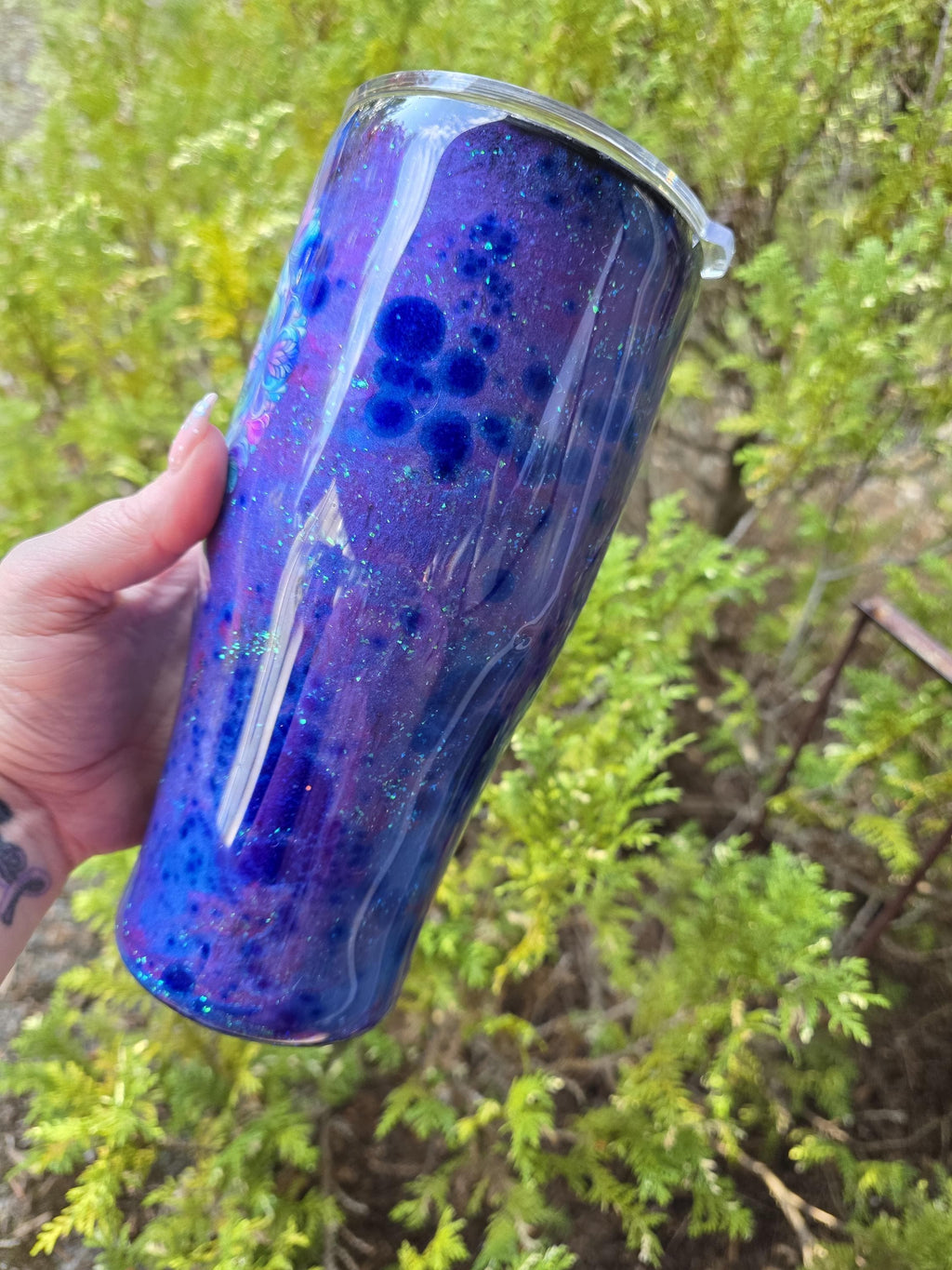 Hummingbird | 32oz Coffee Caddy Steel Epoxy Tumbler