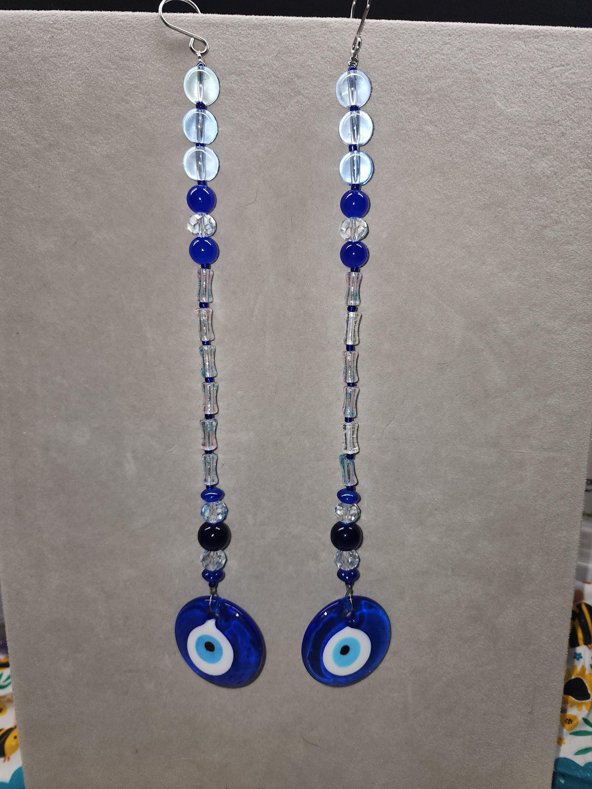 Blue Evil Eye Single Strand Suncatchers