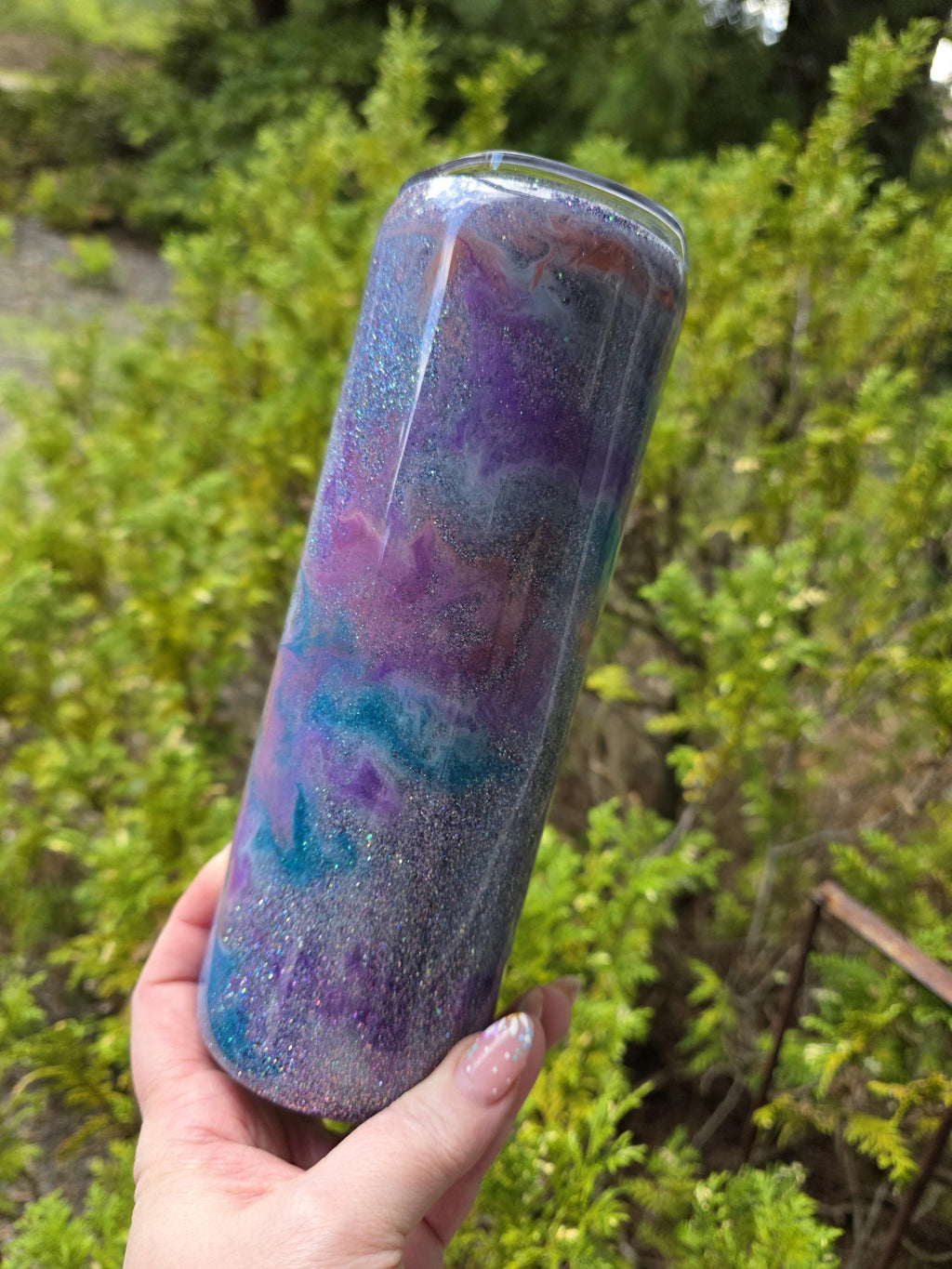 Pastel Elephants | 20oz Skinny Stainless Steel Epoxy Tumbler