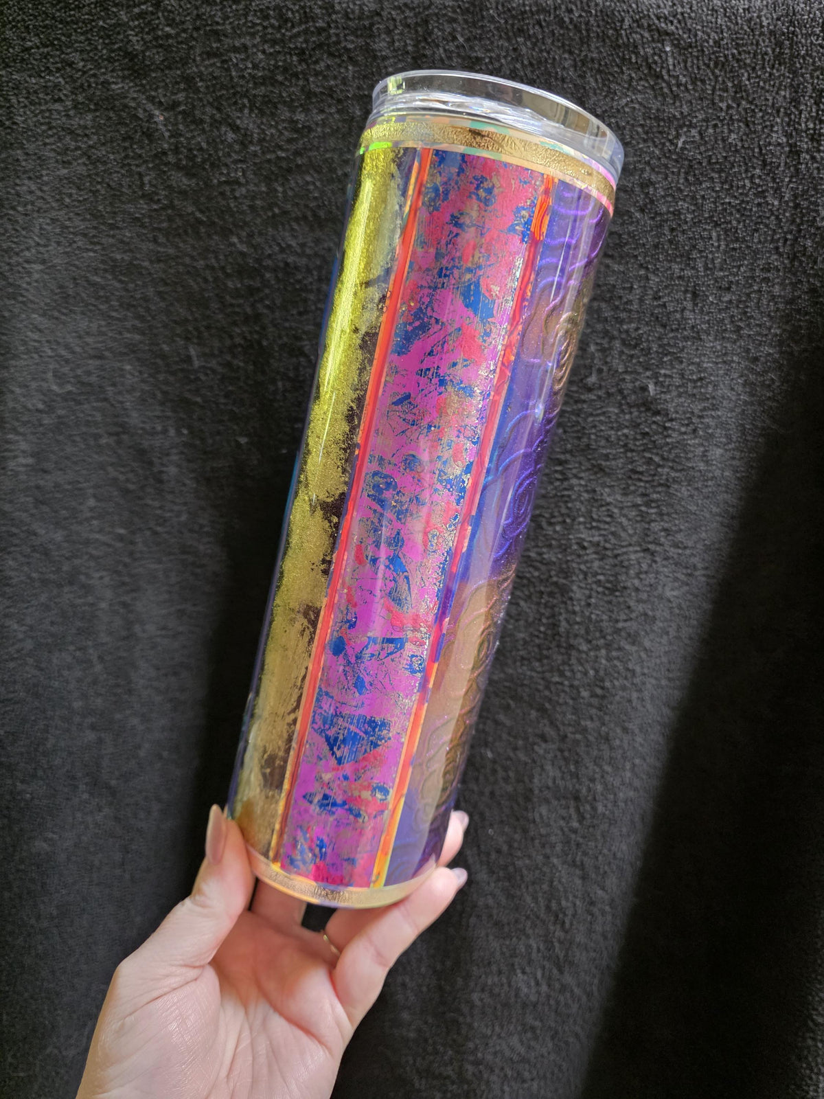 Moody Dark Media Cup | 30oz Skinny Stainless Steel Epoxy Tumbler