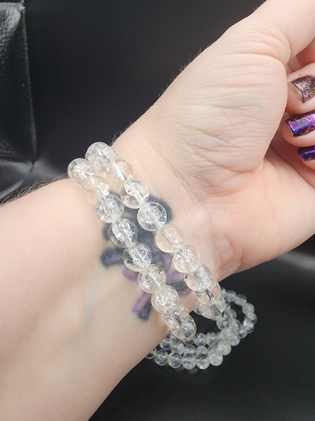 Natural Clear Quartz 8mm Stretch Bracelet