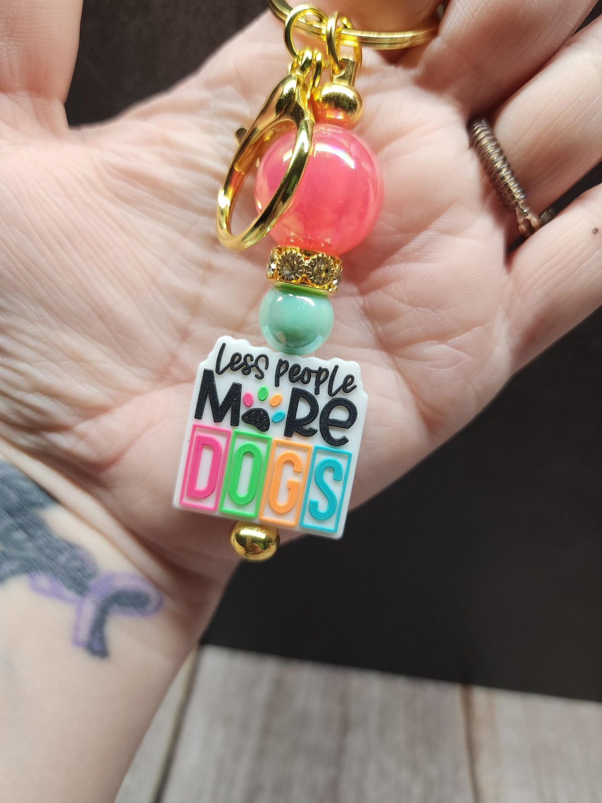 Themed Bar Keychains | Mama, Cat Mom, Knitting, Frog, Teacher, Less People More Dogs