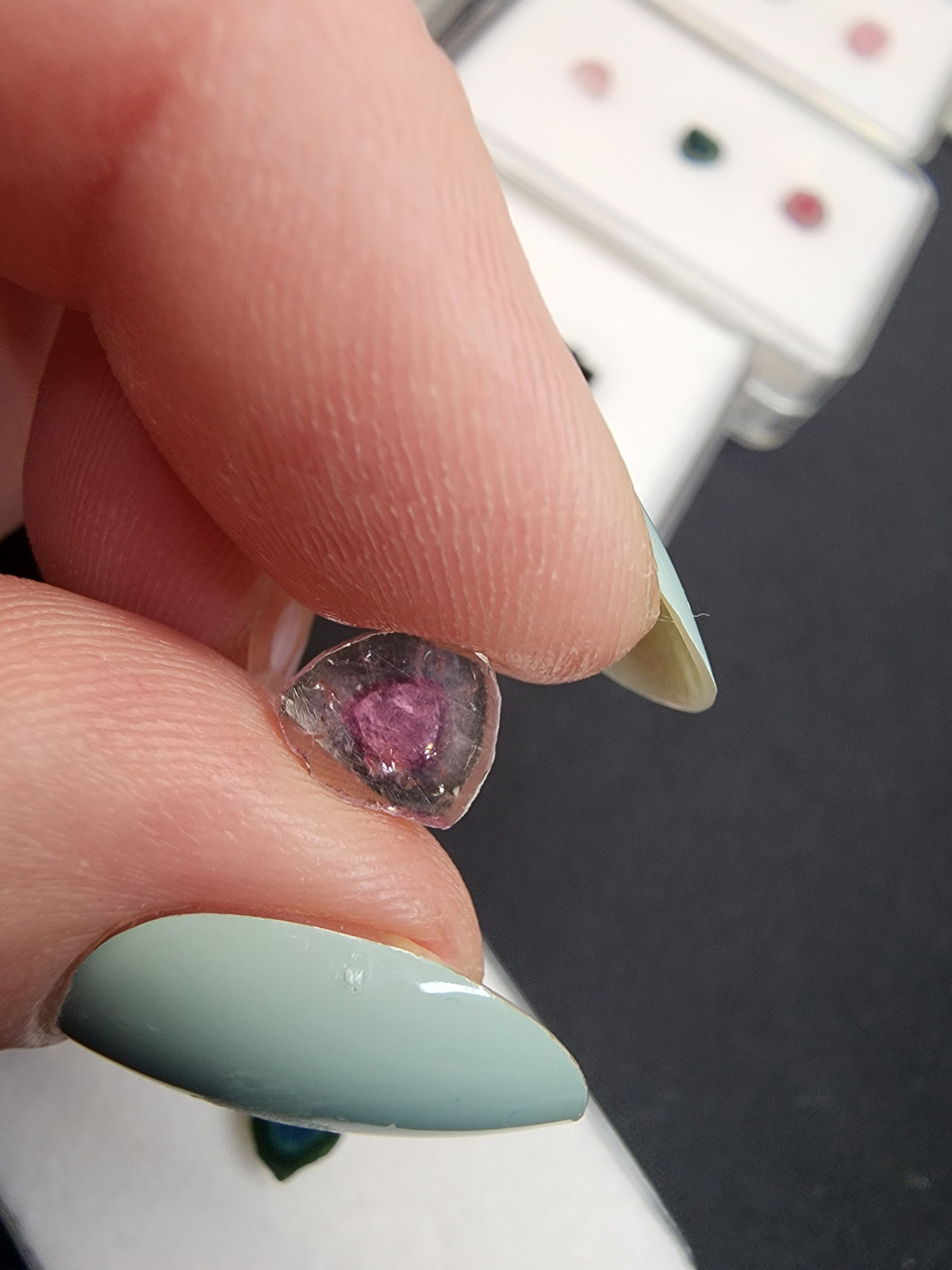 Watermelon & Mixed Tourmaline Slices - 3PC Parcels