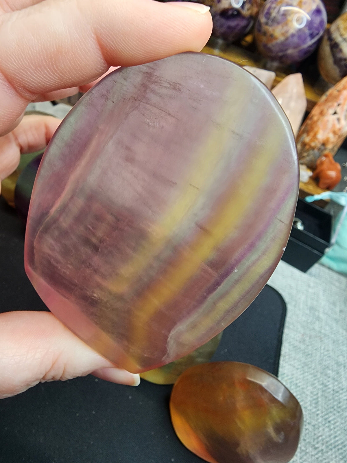 Natural Rainbow Fluorite Freeforms