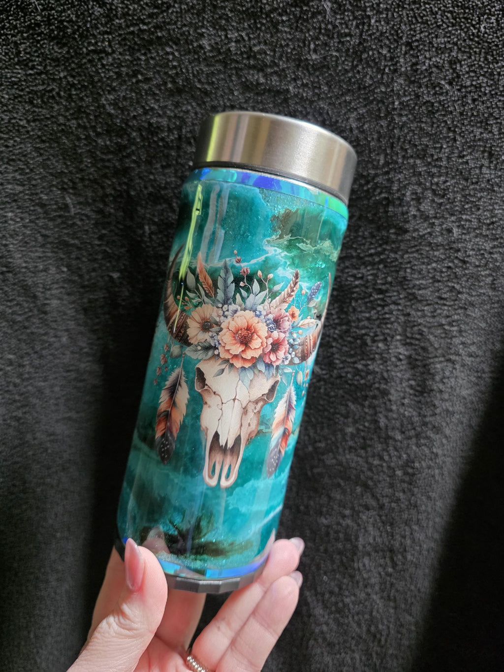 Western Bull | 12oz Skinny Stainless Steel Epoxy Can Cooler