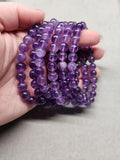Natural Amethyst 8mm Stretch Bracelet