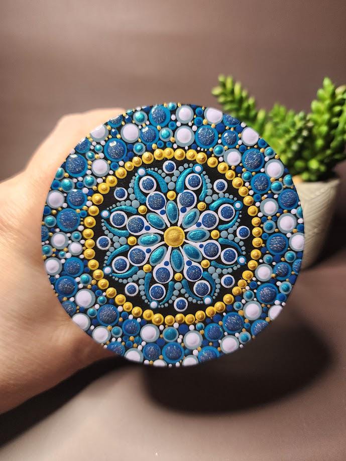 Mystical Babe Moth Mandala Stash Jar