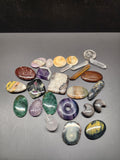 Bulk Lot - Mixed Material | Mixed Crystal Cabochons & Wrappable Crystals