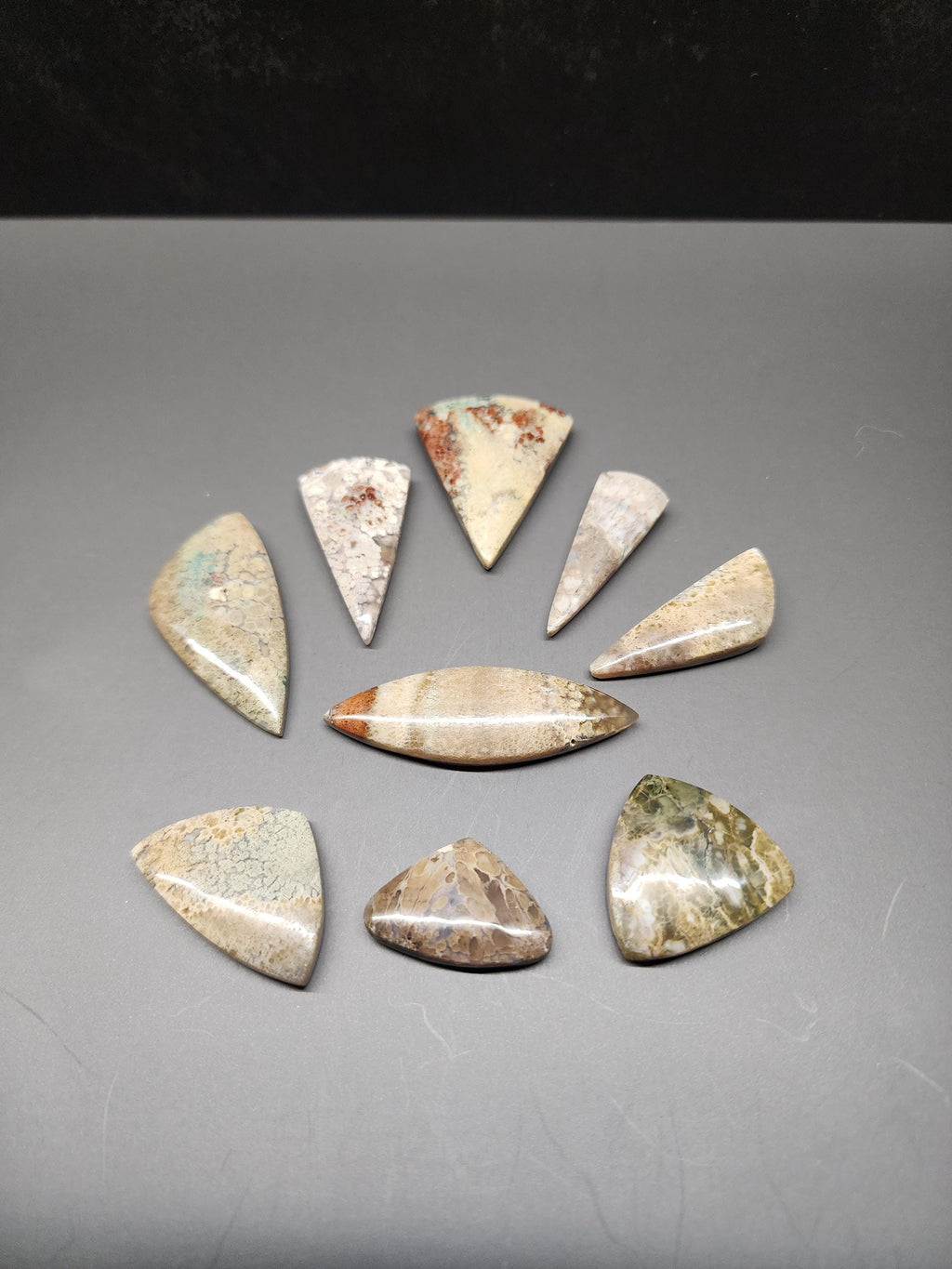 Bulk Lot | Natural Dragon Plume Agate Cabochons