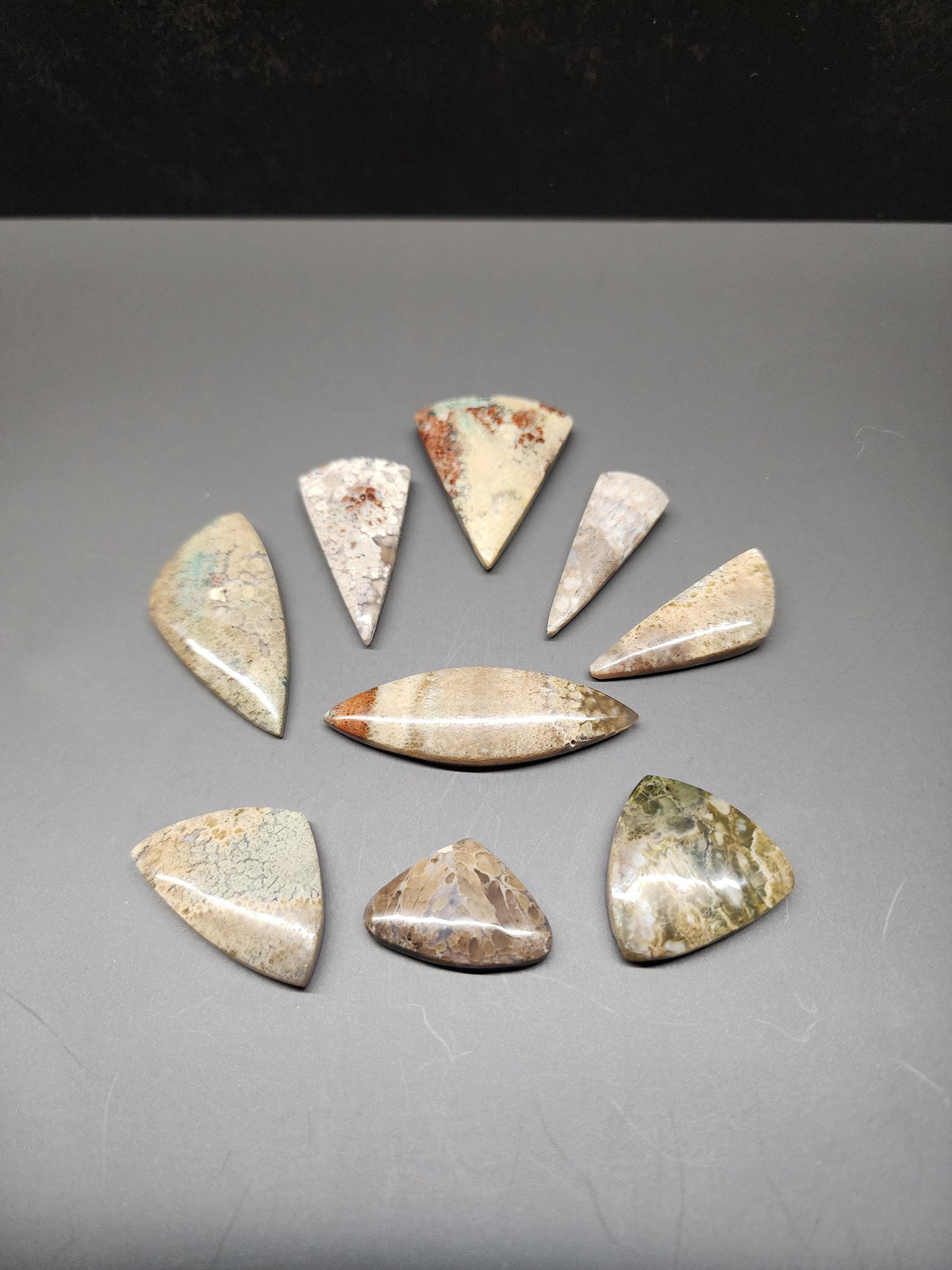 Bulk Lot | Natural Dragon Plume Agate Cabochons