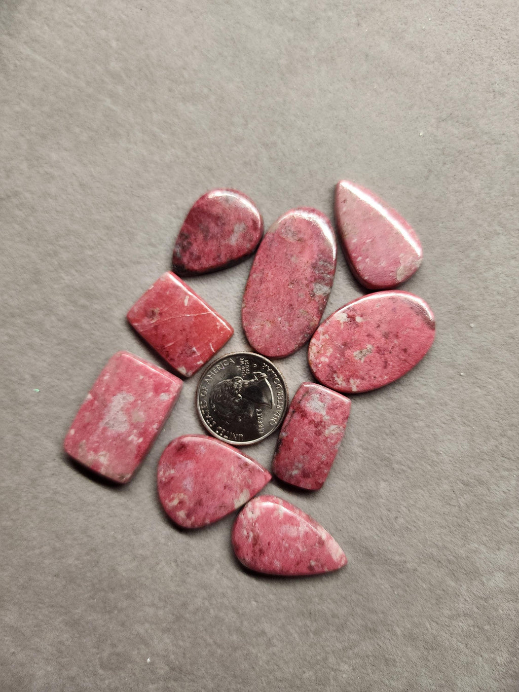 Bulk Lot | Natural Thulite Cabochons