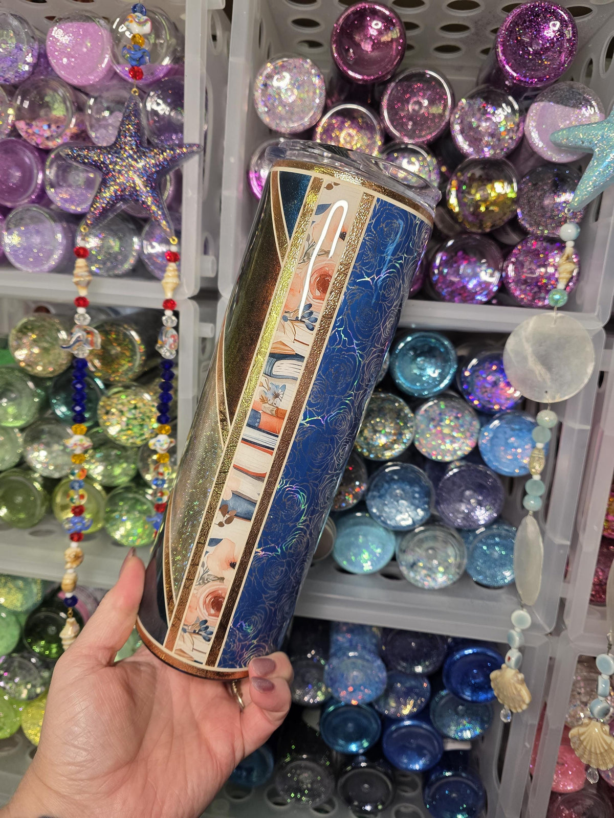 Bookish | 30oz Skinny Stainless Steel Epoxy Tumbler
