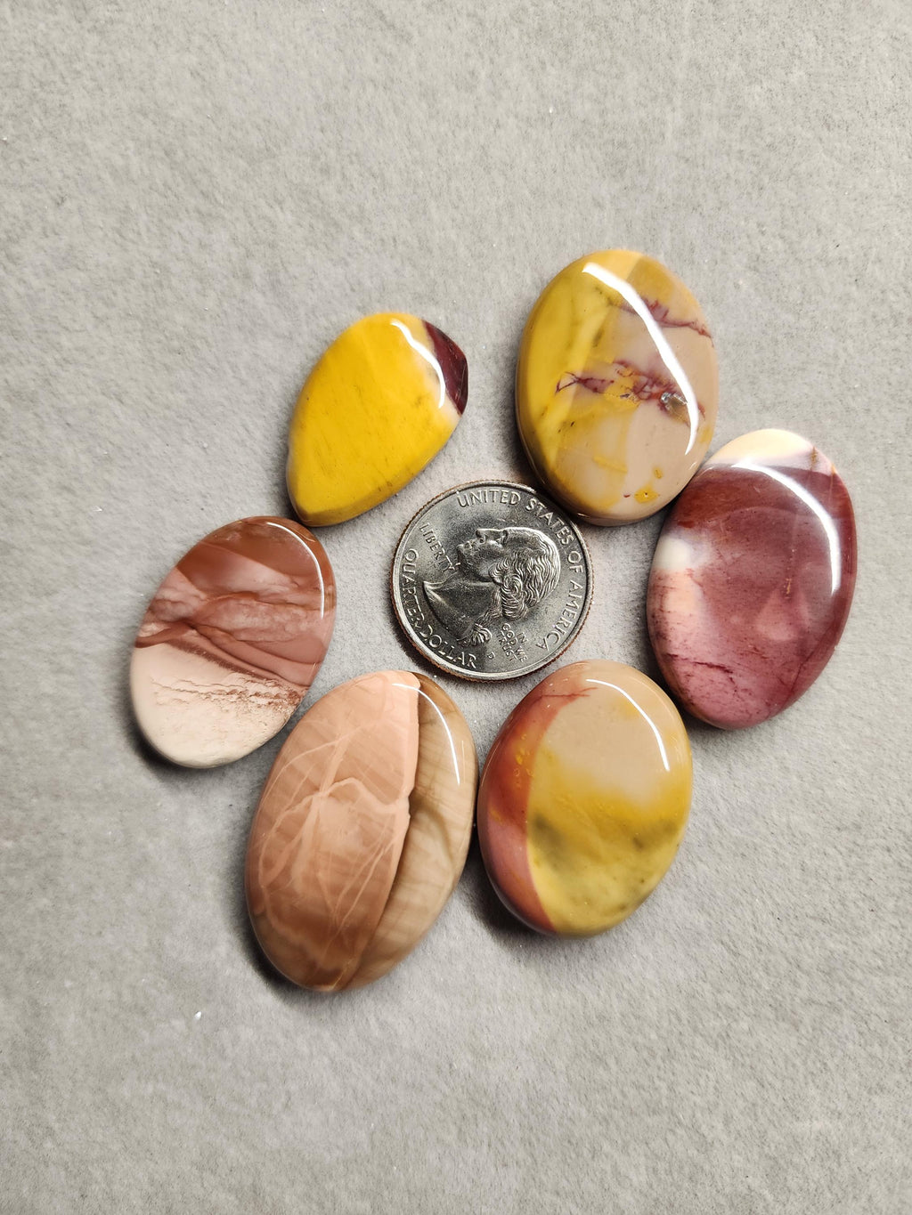 Bulk Lot | Natural Mookaite Jasper Cabochons