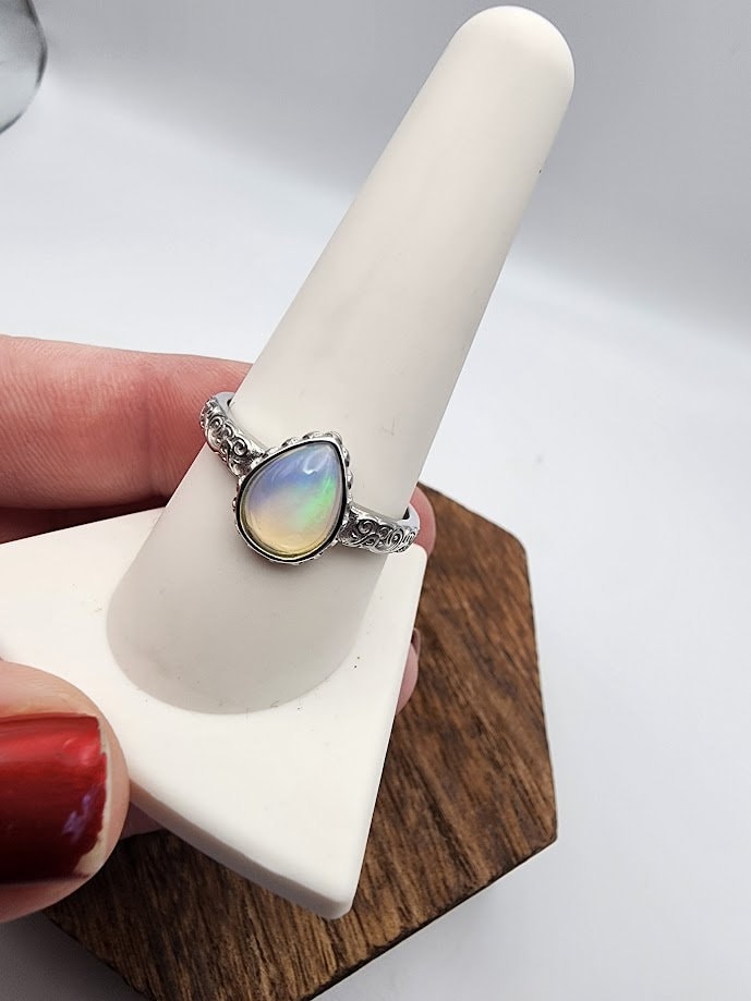 Natural Ethiopian Opal Rings