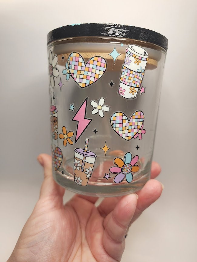 Disco Coffee Mandala Stash Jar