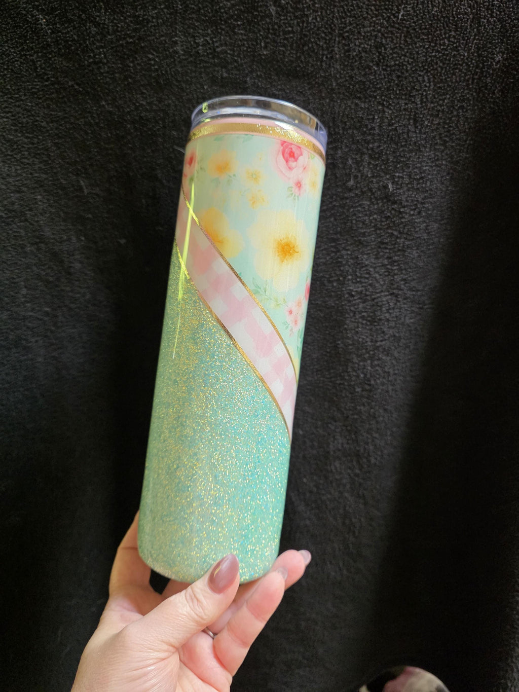Summer Florals | 30oz Skinny Stainless Steel Epoxy Tumbler