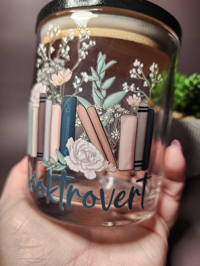Floral Booktrovert Mandala Stash Jar