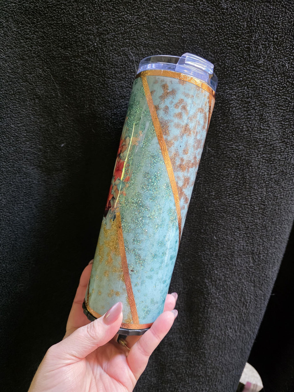 Floral Ship | 20oz Stainless Steel Skinny Strawbler Epoxy Tumbler