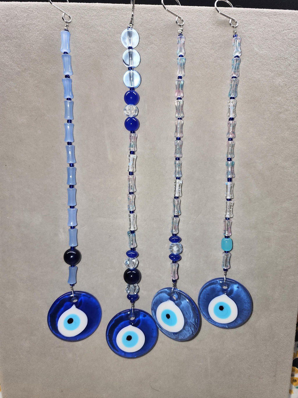 Blue Evil Eye Single Strand Suncatchers