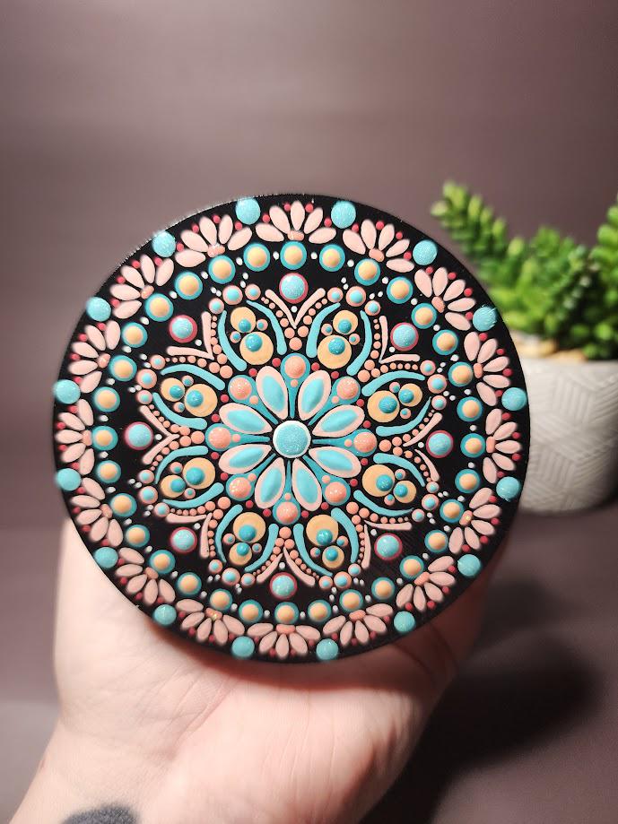 Floral Love Mandala Stash Jar