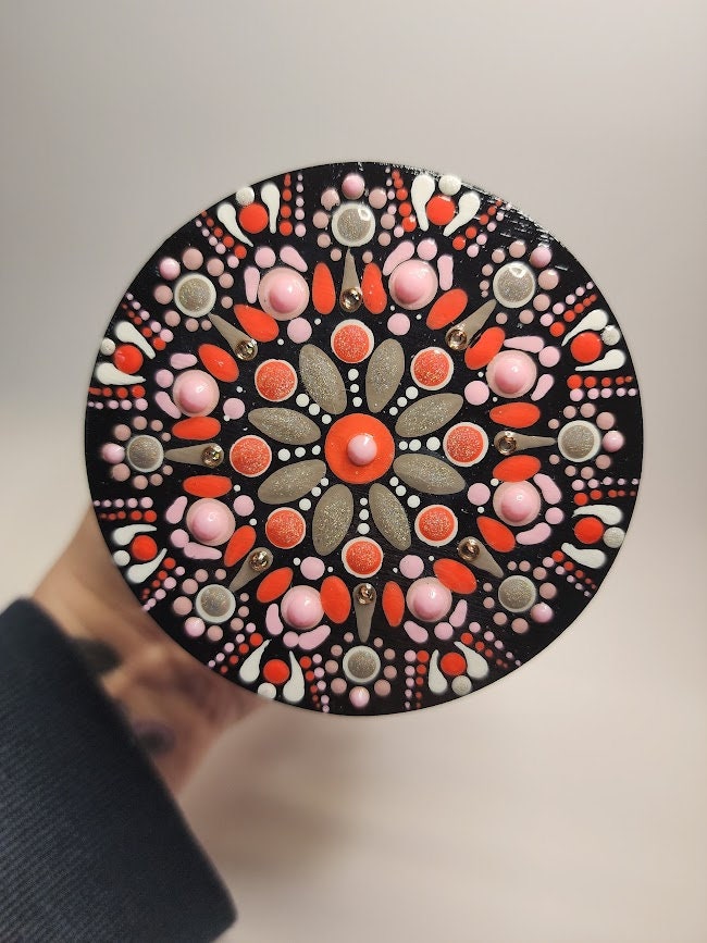Tired, Annoyed & Anxious Mandala Stash Jar