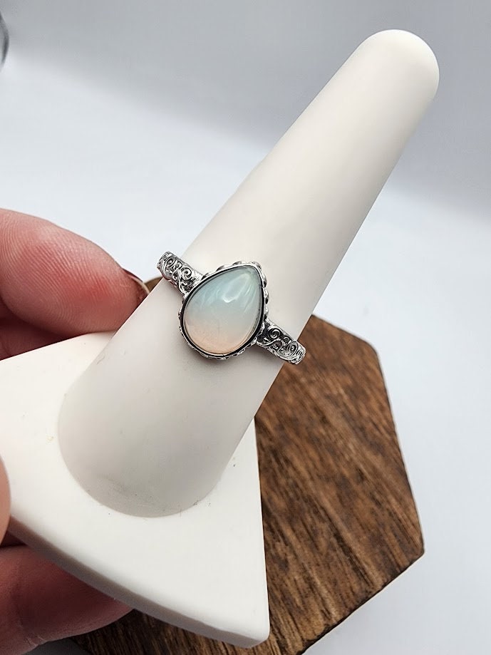 Natural Ethiopian Opal Rings