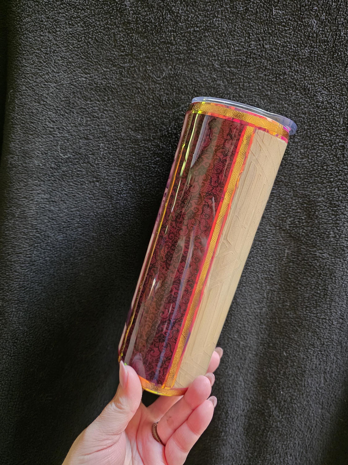 Mauve Roses | 20oz Skinny Stainless Steel Epoxy Tumbler