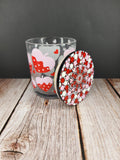 Strawberry Hearts Mandala Stash Jar