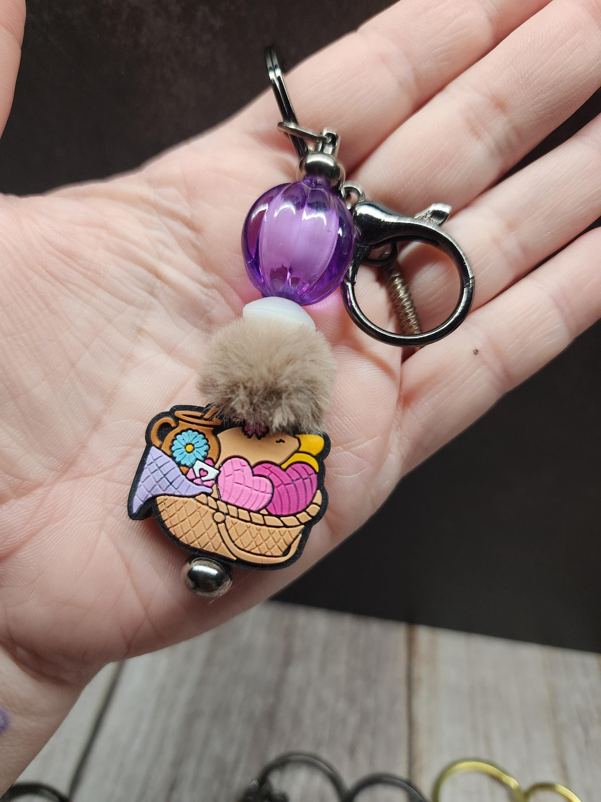 Themed Bar Keychains | Mama, Cat Mom, Knitting, Frog, Teacher, Less People More Dogs