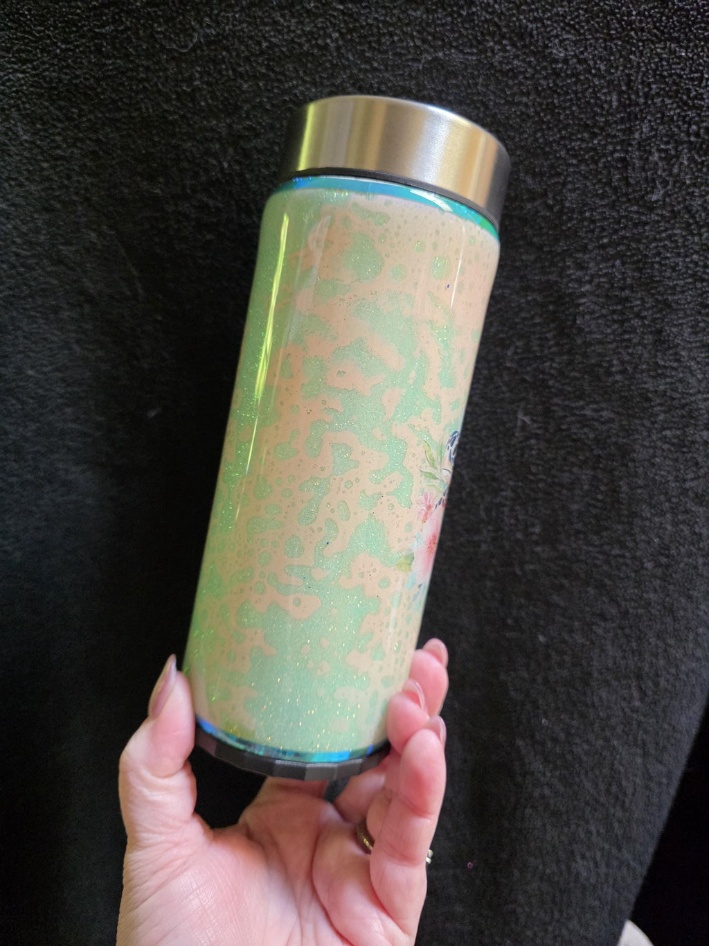 Sea Turtle | 12oz Skinny Stainless Steel Epoxy Can Cooler