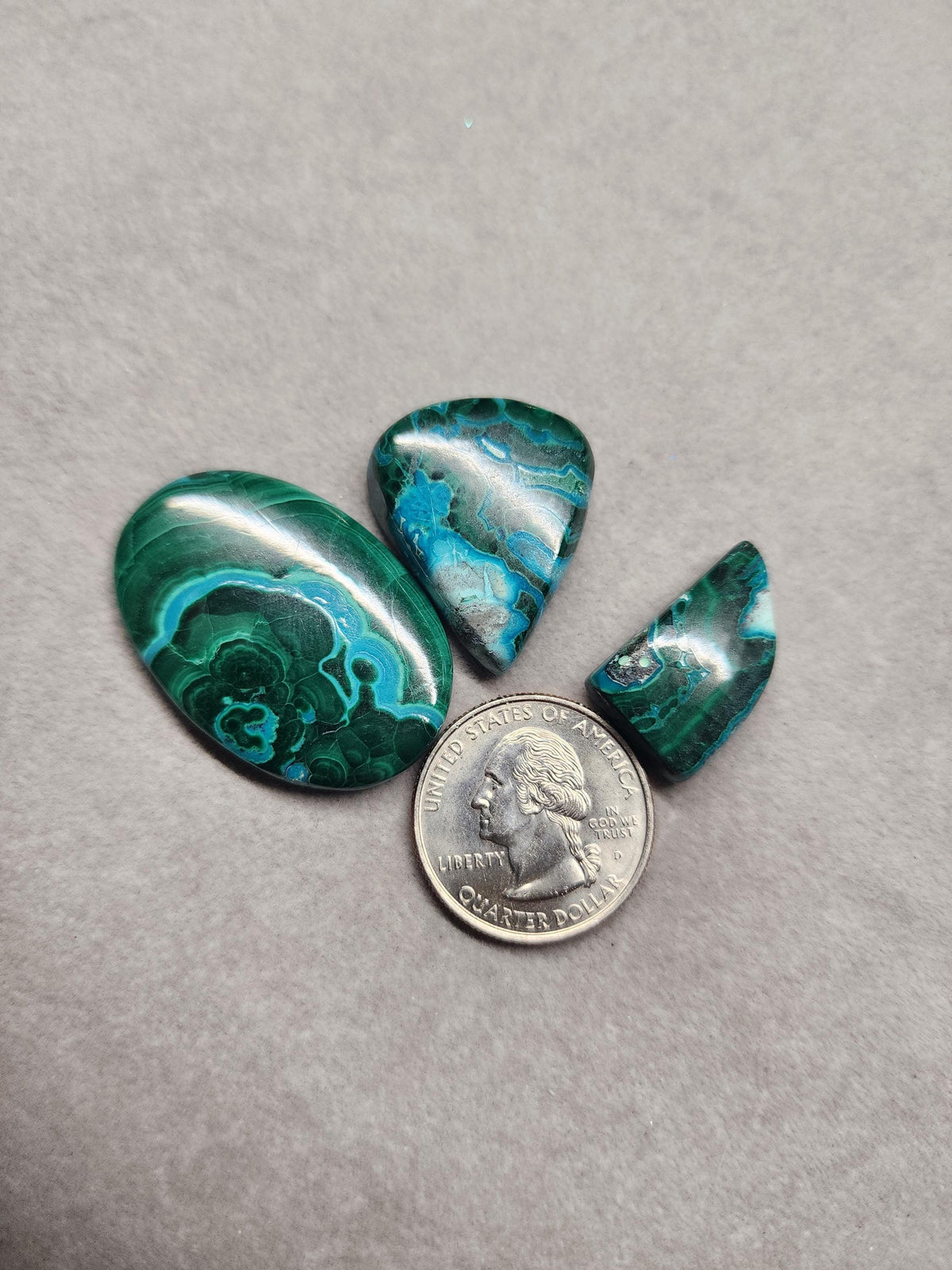 Bulk Lot | Malachite & Chrysocolla Cabochons