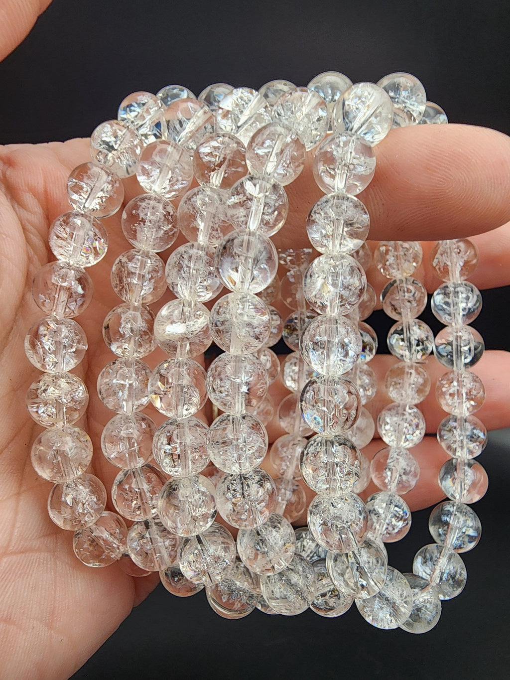 Natural Clear Quartz 8mm Stretch Bracelet