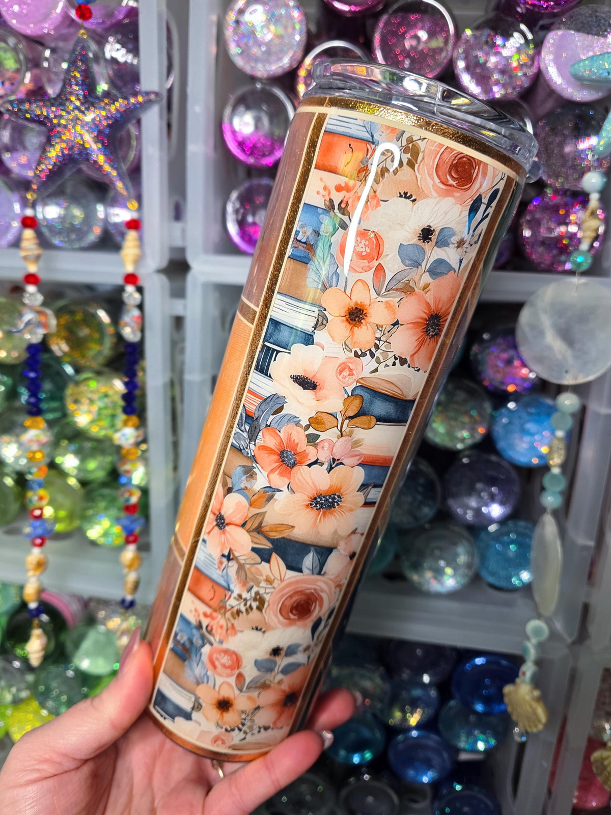 Bookish | 30oz Skinny Stainless Steel Epoxy Tumbler