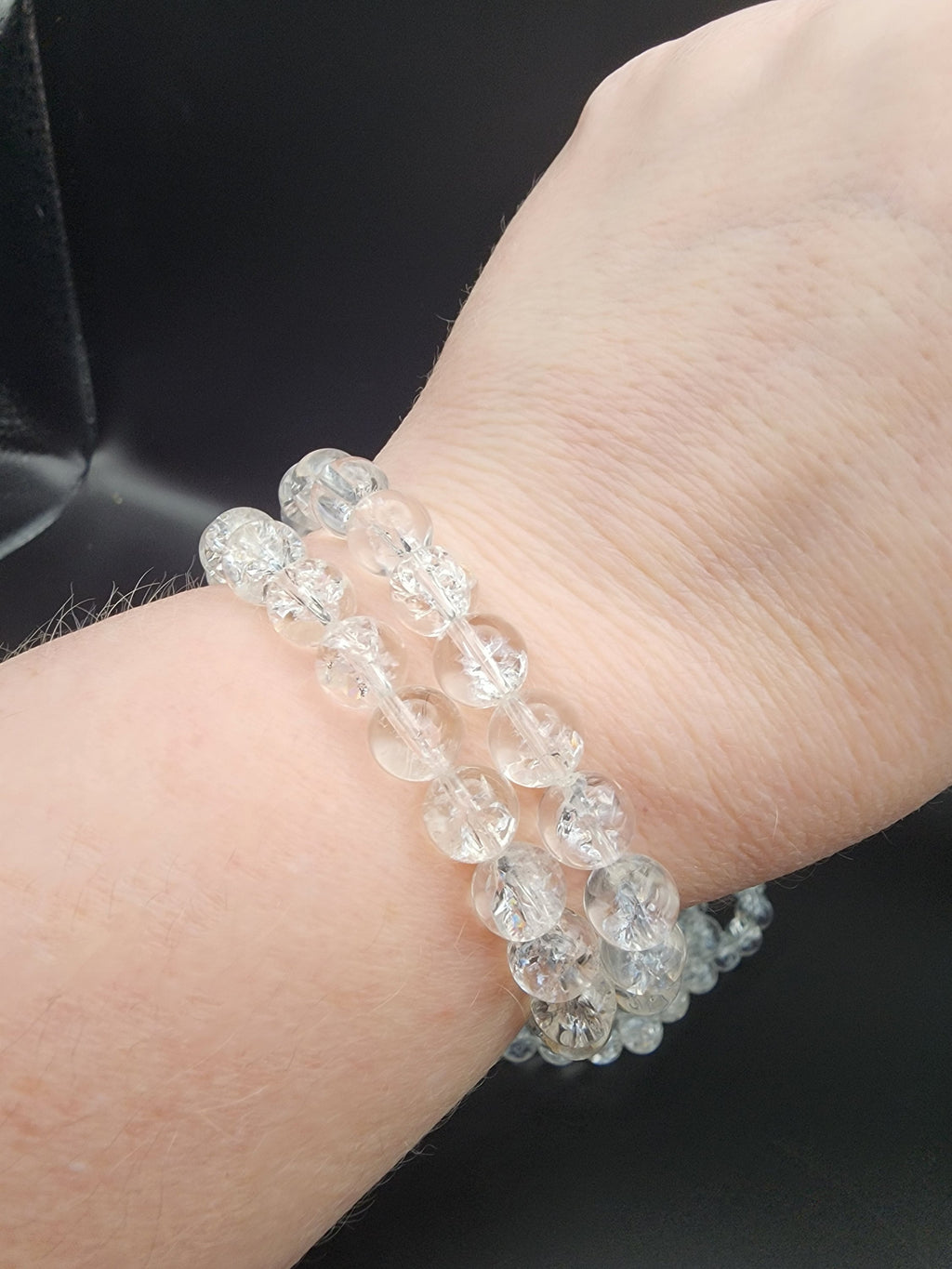Natural Clear Quartz 8mm Stretch Bracelet