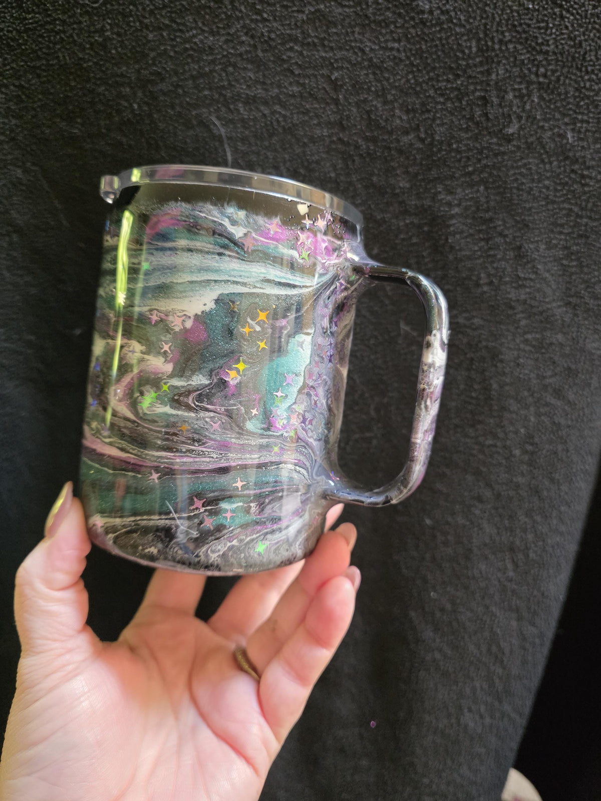Stay Wild Moon Child | 10oz Coffee Cup Stainless Steel Epoxy Mug