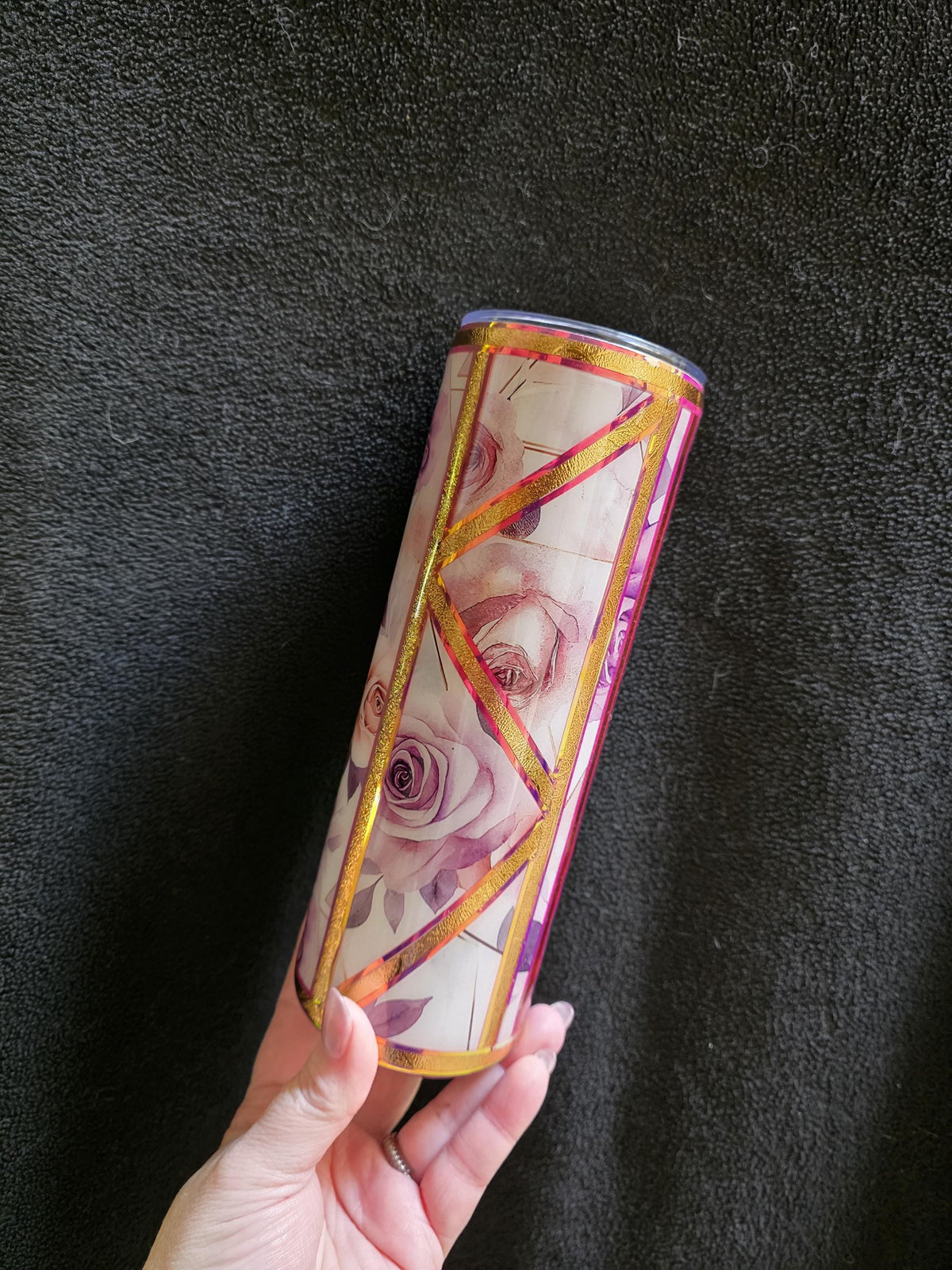 Mauve Roses | 20oz Skinny Stainless Steel Epoxy Tumbler