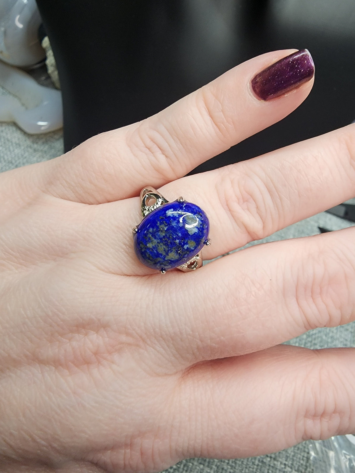 Natural Lapis Lazuli Rings