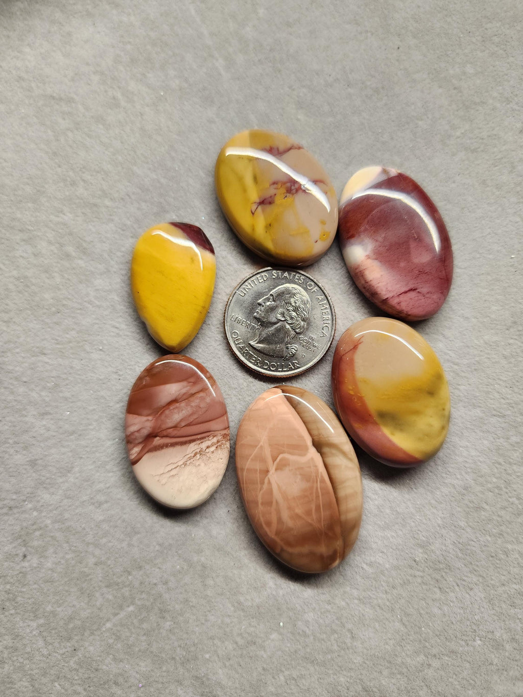 Bulk Lot | Natural Mookaite Jasper Cabochons
