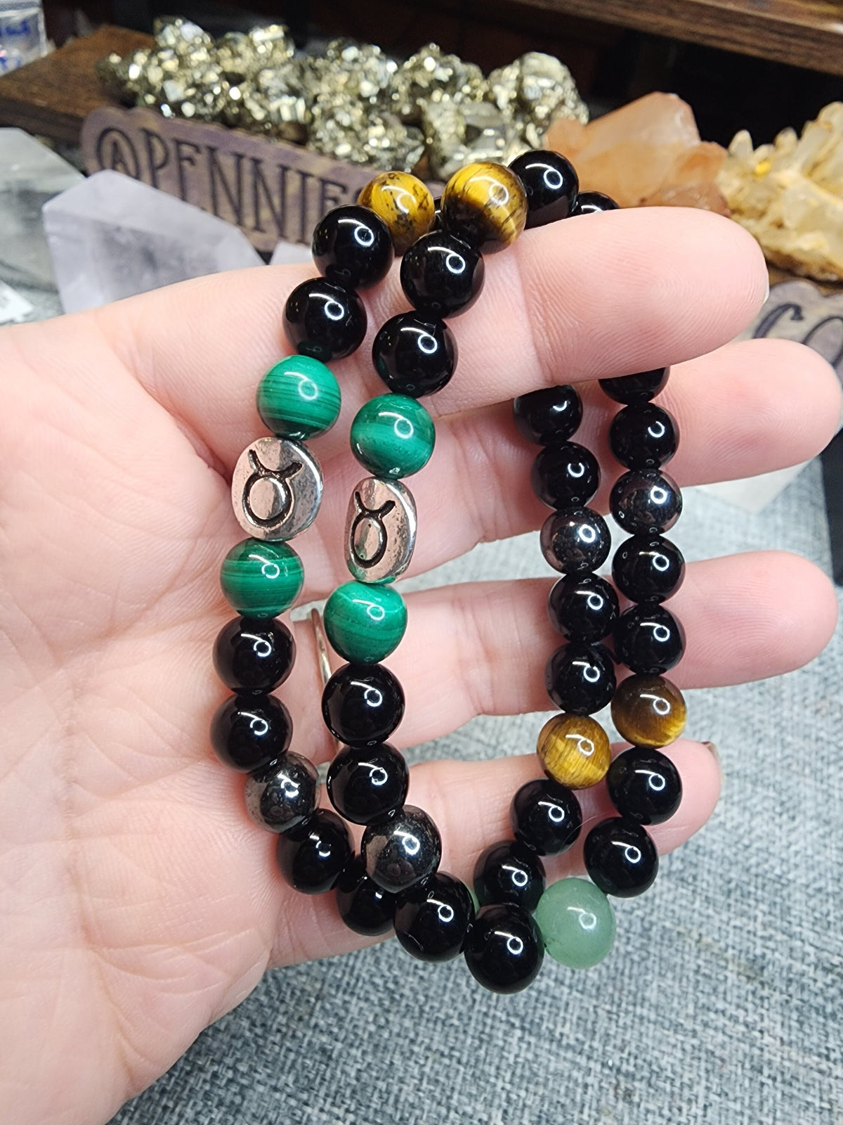 Zodiac Taurus 8mm Stretch Bracelet