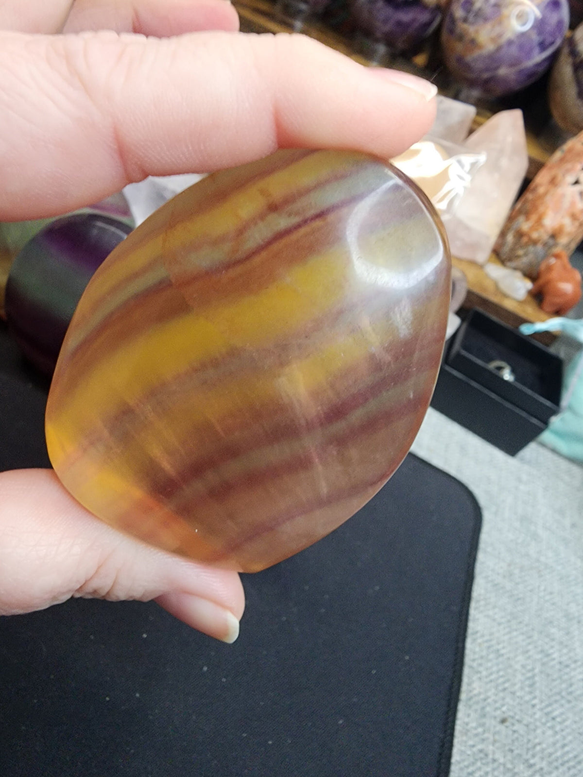 Natural Rainbow Fluorite Freeforms