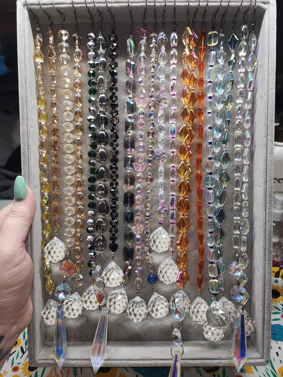 Glass Single Strand Suncatchers
