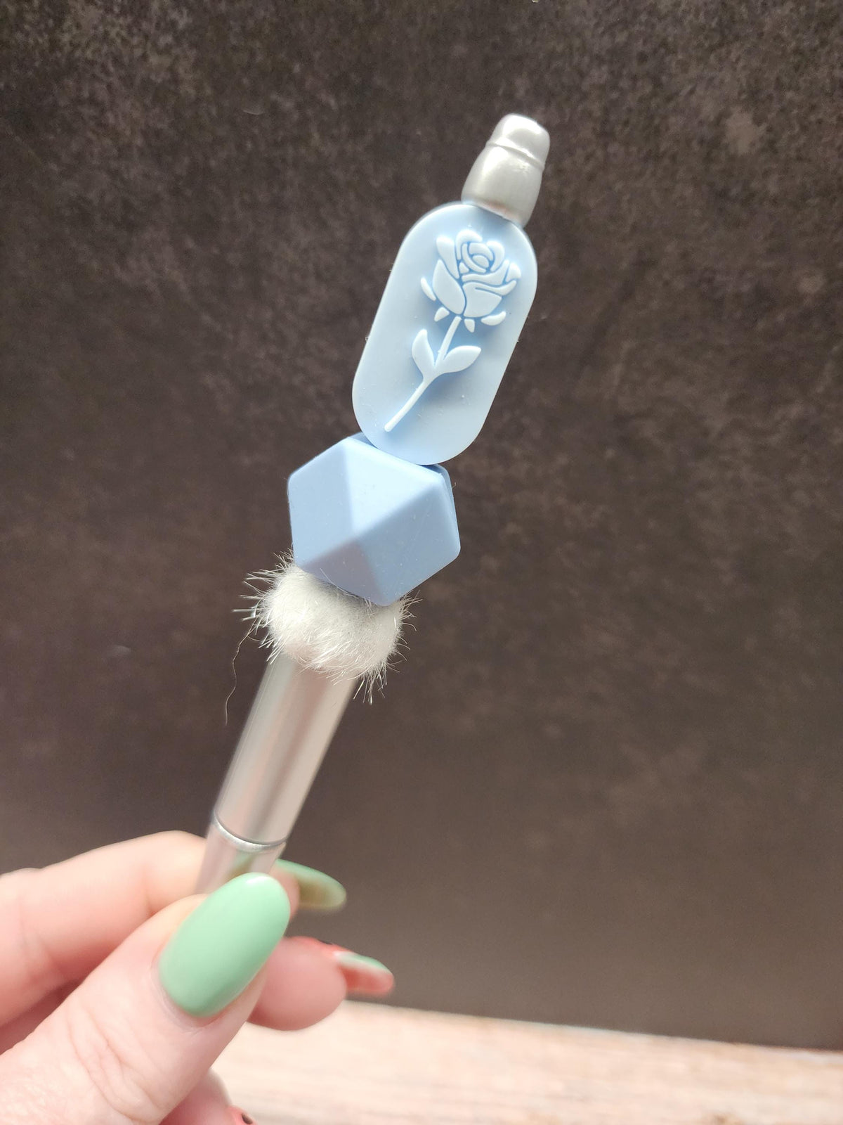 Pastel Floral Boho Collection Silicone Beaded Pens