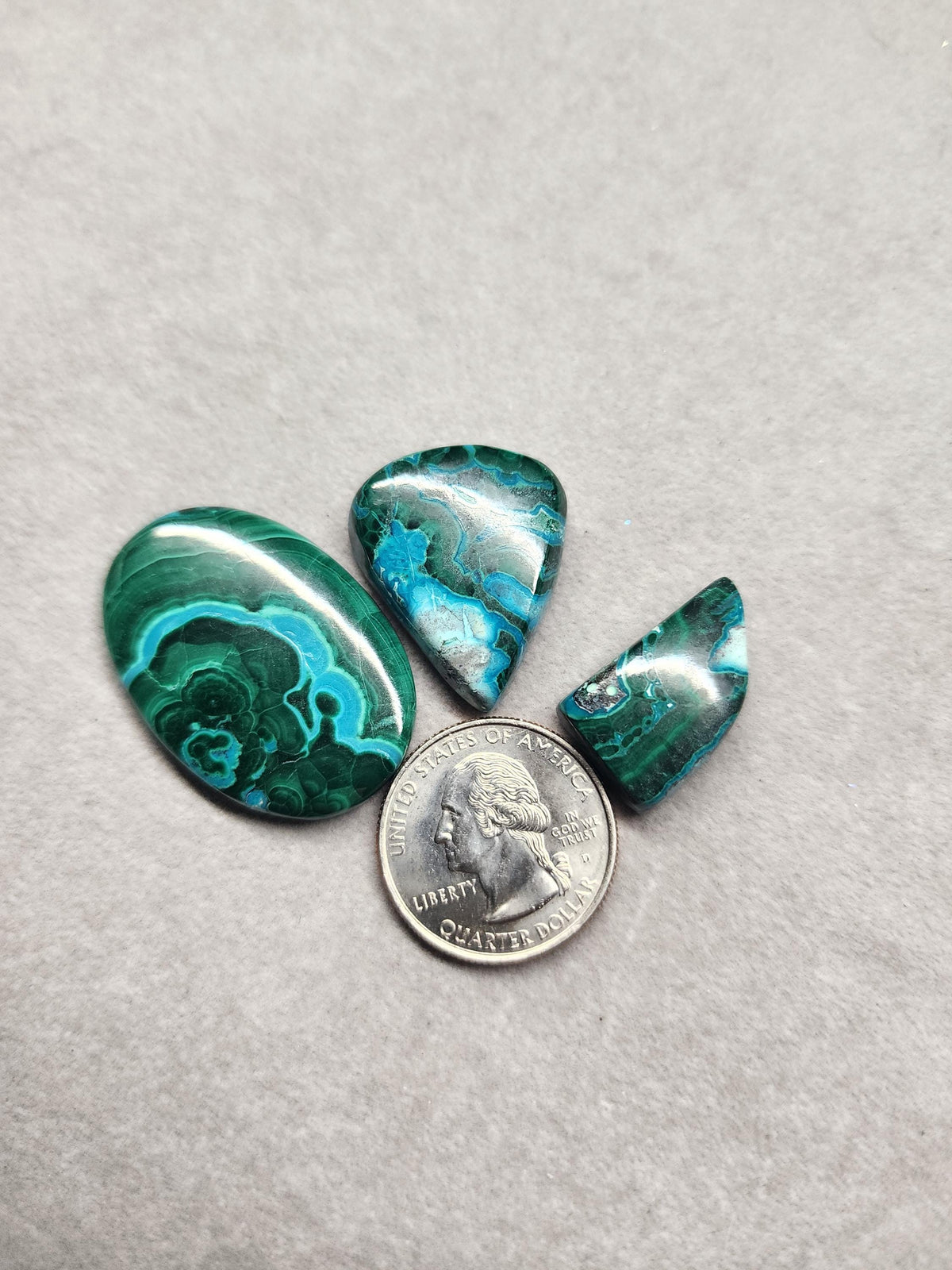 Bulk Lot | Malachite & Chrysocolla Cabochons