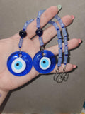 Blue Evil Eye Single Strand Suncatchers