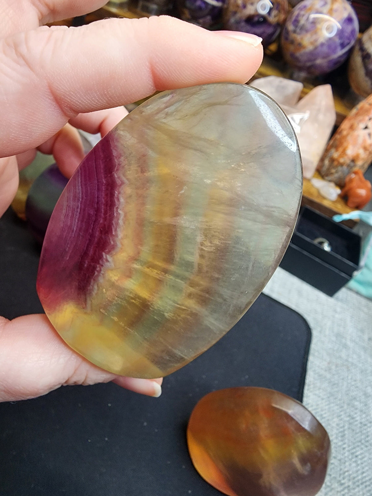 Natural Rainbow Fluorite Freeforms