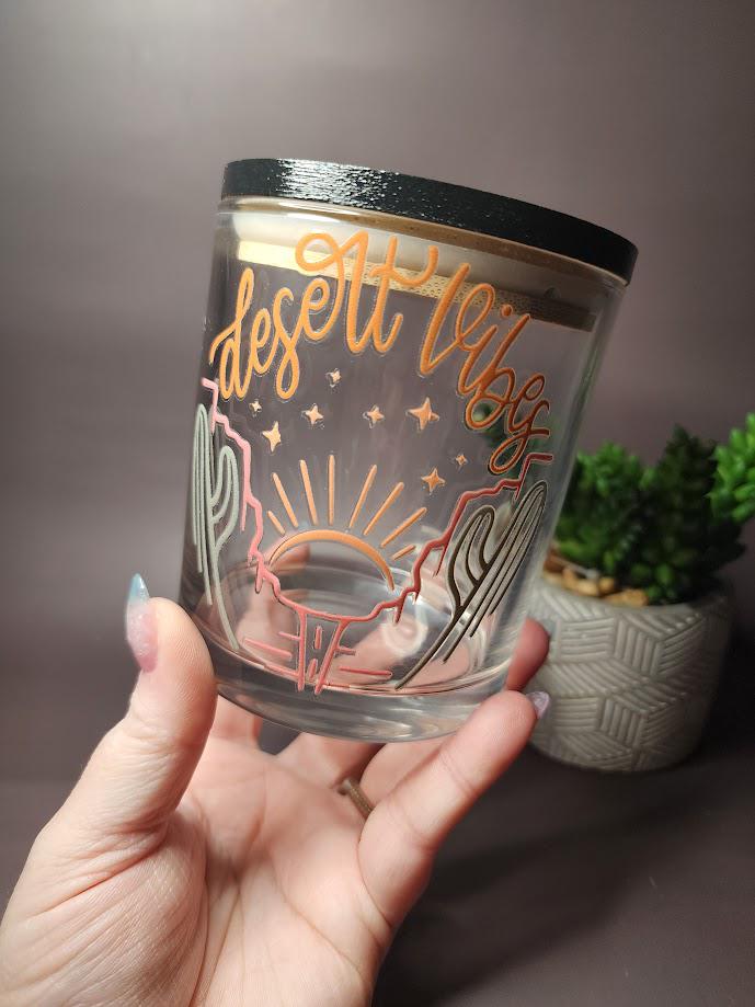 Desert Vibes Mandala Stash Jar